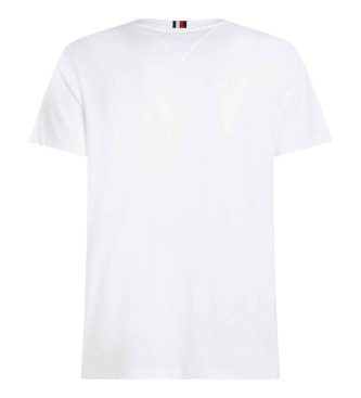 Tommy Hilfiger Stribet T-shirt hvid