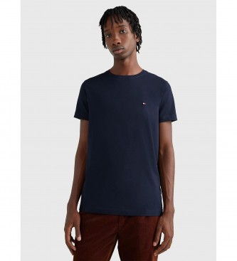 Tommy Hilfiger T-shirt slim fit blu scuro TH Flex