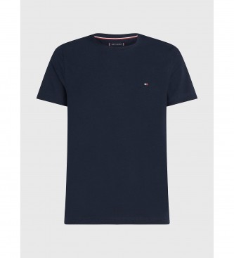 Tommy Hilfiger TH Flex T-shirt met slanke navy pasvorm
