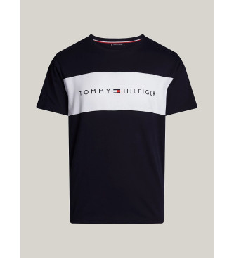 Tommy Hilfiger TH Original T-shirt met marineblauw blokmotief