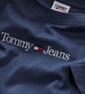 Tommy Jeans T-shirt classica blu navy di Tjm