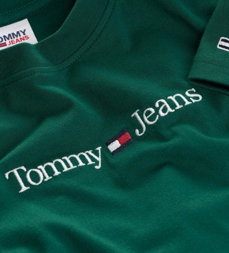 Tommy Jeans T-shirt classique Tjm vert