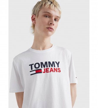 Tommy Jeans Camiseta Tjm Corp Logo blanco