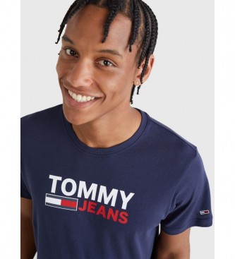 Tommy Jeans T-shirt Tjm Corp Logo Marinha