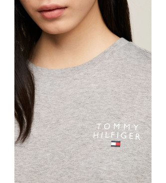 Tommy Hilfiger Chemise de nuit grise  demi-manches