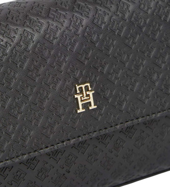 Tommy Hilfiger Hilfiger Icon Flap Handbag Black