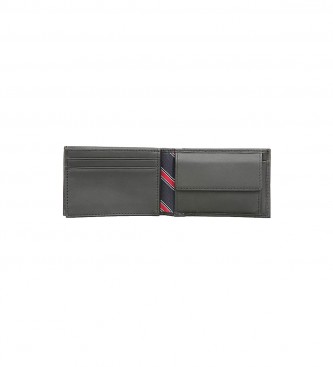 Tommy Hilfiger Majhna usnjena denarnica črna