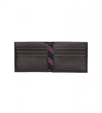 Tommy Hilfiger Eton CC Mini bruine portefeuille -10,5x9x1,5cm