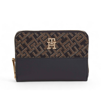 Tommy Hilfiger Portefeuille en jacquard noir