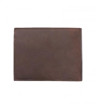 Tommy Hilfiger Wallet Johnson CC Flap Coin Pocket brown -13x9.5x3cm