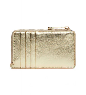 Tommy Hilfiger Metallic wallet with gold-plated TH monogram