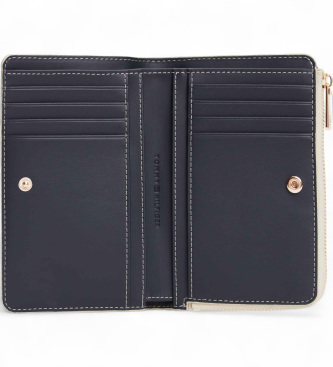 Tommy Hilfiger TH ICON folding wallet beige