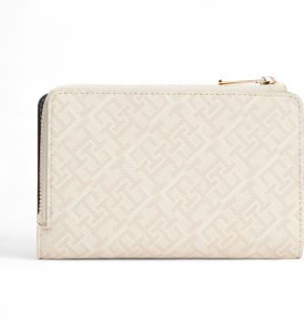 Tommy Hilfiger TH ICON folding wallet beige