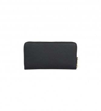 Tommy Hilfiger Ponadczasowy portfel duży czarny -10x19x2,5cm