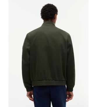 Tommy Hilfiger Giacca Harrington con cerniera e logo verde