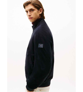 Tommy Hilfiger Casaco Harrington em bombazina azul-marinho