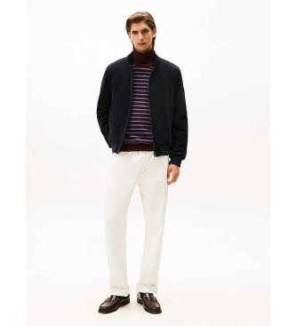 Tommy Hilfiger Casaco Harrington em bombazina azul-marinho
