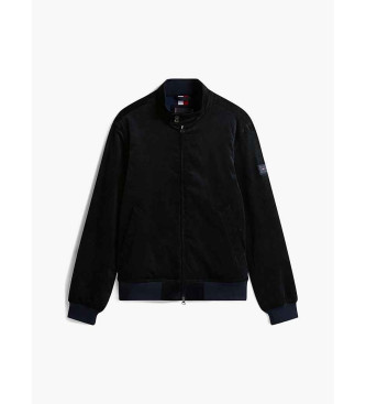 Tommy Hilfiger Casaco Harrington em bombazina azul-marinho