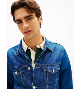 Tommy Hilfiger Casaco de camionista de ganga azul