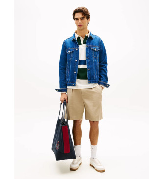 Tommy Hilfiger Casaco de camionista de ganga azul