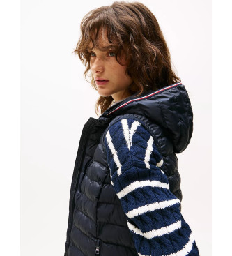 Tommy Hilfiger Quiltet vest med dun i navy