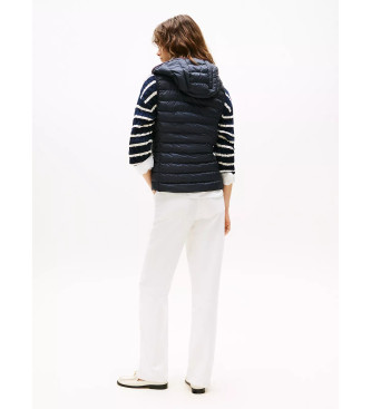 Tommy Hilfiger Quiltet vest med dun i navy