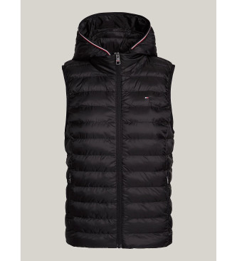 Tommy Hilfiger Vatteret vest med dun, sort