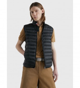 Tommy Hilfiger Recyclable, padded, foldable, recycled waistcoat black