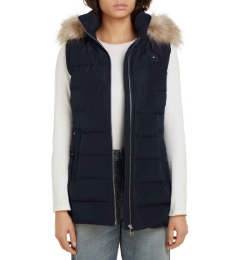 Tommy Hilfiger Navy vest met capuchon