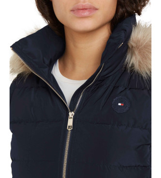 Tommy Hilfiger Gilet con cappuccio blu scuro