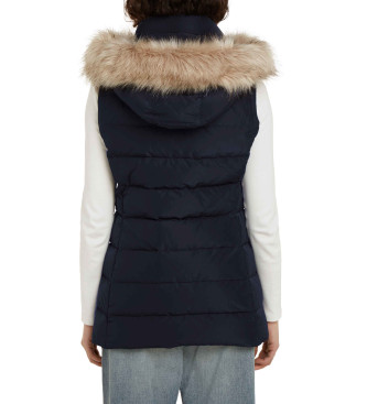 Tommy Hilfiger Navy vest met capuchon