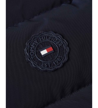 Tommy Hilfiger Gilet met capuchon en marine donsvulling