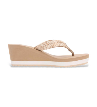 Tommy Hilfiger Dalya beige flip flops