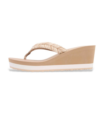Tommy Hilfiger Dalya beige flip flops