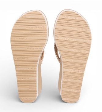 Tommy Hilfiger Dalya beige flip flops