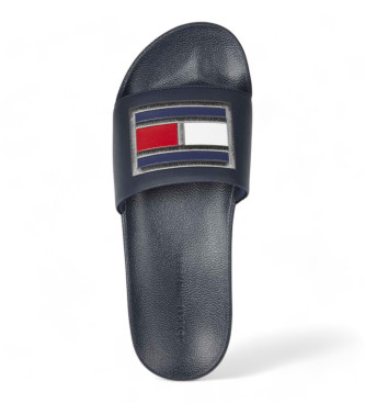 Tommy Hilfiger Tongs avec sangle  logo bleu marine