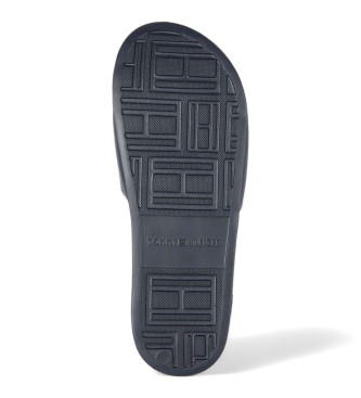 Tommy Hilfiger Flip Flops mit marinefarbenem Logoband