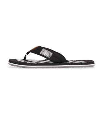 Tommy Hilfiger Tongs Essential TH Beach noir