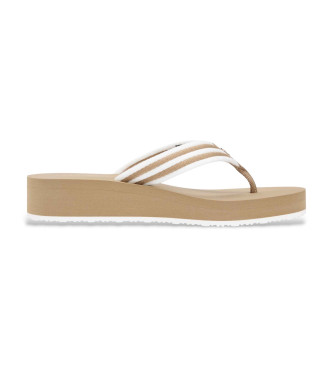 Tommy Hilfiger Riri beige flip flops