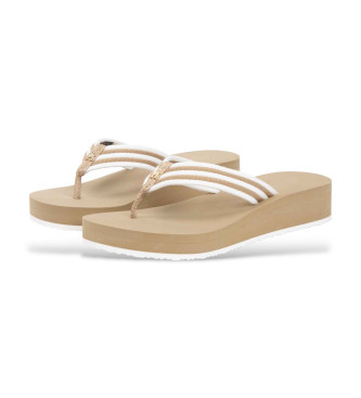 Tommy Hilfiger Riri beige flip flops