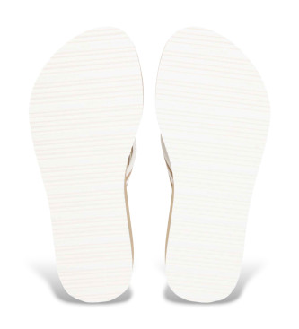 Tommy Hilfiger Riri beige flip flops