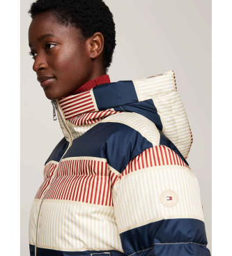 Tommy Hilfiger Casaco acolchoado com estampado multicolorido distinto