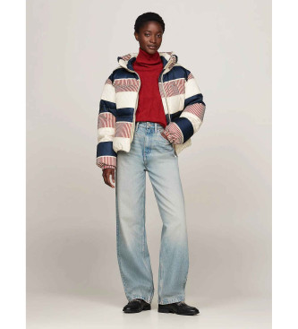 Tommy Hilfiger Casaco acolchoado com estampado multicolorido distinto