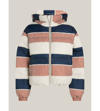 Tommy Hilfiger Casaco acolchoado com estampado multicolorido distinto