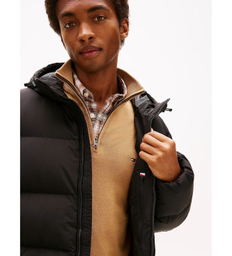 Tommy Hilfiger Chaqueta acolchada con capucha negro