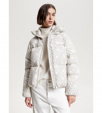 Tommy Hilfiger Prešita jakna New York, širokega kroja, bela