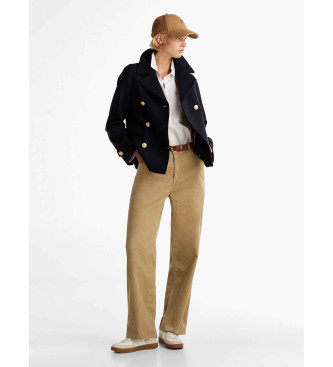 Tommy Hilfiger Veste large double face en cachemire marine