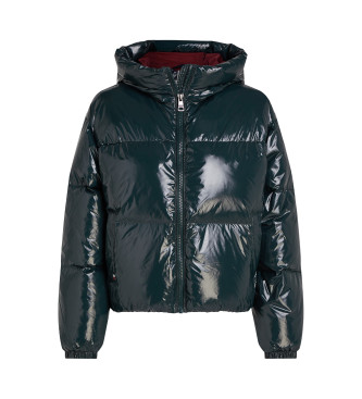 Tommy Hilfiger Navy shiny down coat