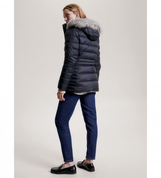 Tommy Hilfiger Chaqueta con relleno de plumn y capucha negro