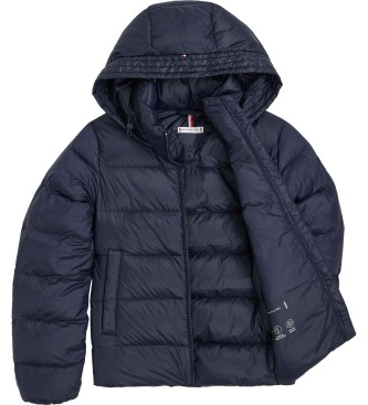 Tommy Hilfiger Marine wasserabweisende Daunenjacke